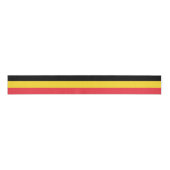 Vlag van het Koninkrijk België horizontale strepen Grosgrain Lint (Voorkant)