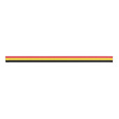 Vlag van het Koninkrijk België horizontale strepen Grosgrain Lint (Voorkant)