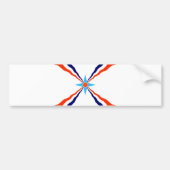 vlag van het koninkrijk bumpersticker (Voorkant)