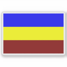 Vlag van het Koninkrijk Busoga, Oeganda Sticker