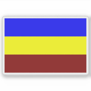 Vlag van het Koninkrijk Busoga, Oeganda Sticker