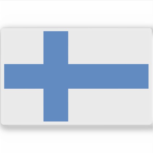 Vlag van het Koninkrijk Finland (1918) Sticker (Voorkant)