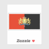 Vlag van het Koninkrijk Haïti (1811-1814) Sticker (Vel)