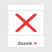 Vlag van het Koninkrijk Kongo, Afrika Sticker (Vel)