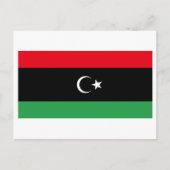 Vlag van het Koninkrijk Libië (1951-1969) Briefkaart (Voorkant)