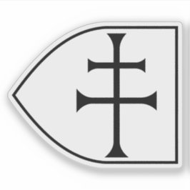 Vlag van het Koninkrijk Makuria (400-1590) Sticker