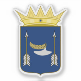 Vlag van het Koninkrijk (Rijk) Mutapa, Zimbabwe Sticker