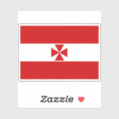 Vlag van het Koninkrijk Rimatara (1856-1891) Sticker (Vel)