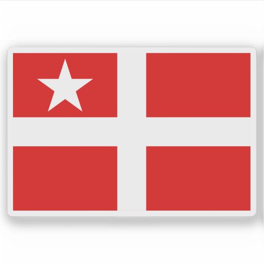 Vlag van het Koninkrijk Samoa (1875-1886,1889-1900 Sticker (Voorkant)
