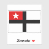 Vlag van het Koninkrijk Samoa (1887-1889) Sticker (Vel)