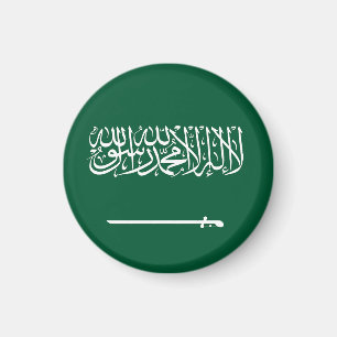 Vlag van het Koninkrijk Saoedi-Arabië Magneet