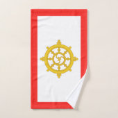 Vlag van het Koninkrijk Sikkim Bad Handdoek (Handdoek)