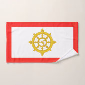 Vlag van het Koninkrijk Sikkim Bad Handdoek (Handdoek)