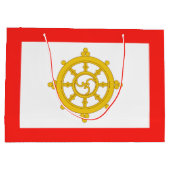 Vlag van het Koninkrijk Sikkim Groot Cadeauzakje (Achterkant)