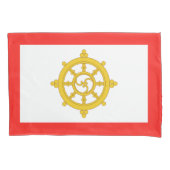 Vlag van het Koninkrijk Sikkim Kussensloop (Voorkant)