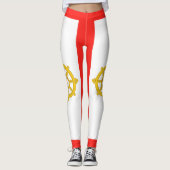 Vlag van het Koninkrijk Sikkim Leggings (Voorkant)