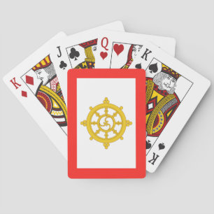 Vlag van het Koninkrijk Sikkim Pokerkaarten