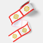 Vlag van het Koninkrijk Sikkim Satijnen Lint (Achterkant)