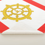 Vlag van het Koninkrijk Sikkim Sherpa Deken (3/4)