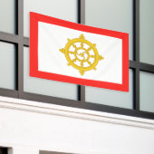 Vlag van het Koninkrijk Sikkim Spandoek (Buitenkant Gebouw)