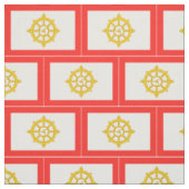 Vlag van het Koninkrijk Sikkim Stof (Swatch)