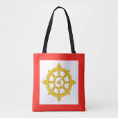 Vlag van het Koninkrijk Sikkim Tote Bag (Voorkant)