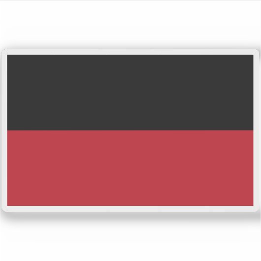 Vlag van het Koninkrijk Württemberg (1806-1871) Sticker (Voorkant)