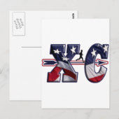 VLAG VAN HET KRUISLAND VS VAN XC GEWRAPPEERD BRIEFKAART (Voorkant / Achterkant)