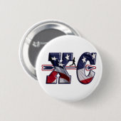 VLAG VAN HET KRUISLAND VS VAN XC GEWRAPPEERD RONDE BUTTON 5,7 CM (Voorkant /achterkant)