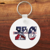 VLAG VAN HET KRUISLAND VS VAN XC GEWRAPPEERD SLEUTELHANGER (Voorkant)