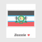 Vlag van het Kwale County, de Republiek Kenia Sticker (Vel)