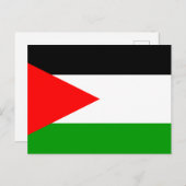 Vlag van het land Jordanië Briefkaart (Voorkant / Achterkant)