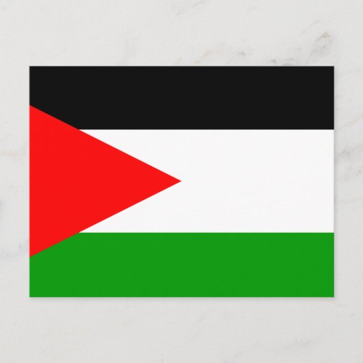 Vlag van het land Jordanië Briefkaart (Voorkant)