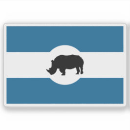 Vlag van het Lango-volk, Oeganda Sticker