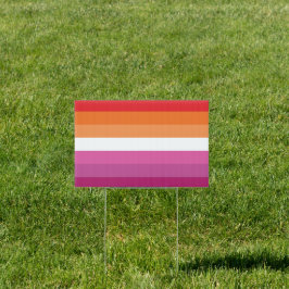 Vlag van het Lesbische Pride House Tuinbord