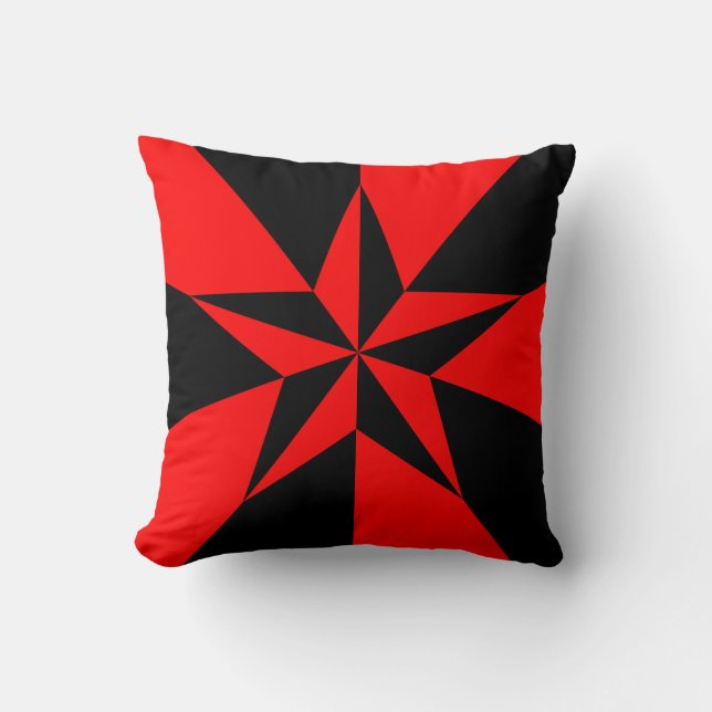 Vlag van het Libertair Socialisme Kussen (Voorkant)