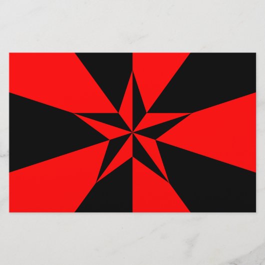 Vlag van het libertariële socialisme briefpapier (Voorkant)