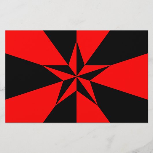 Vlag van het libertariële socialisme briefpapier (Voorkant)