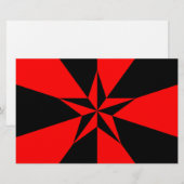 Vlag van het libertariële socialisme briefpapier (Voorkant / Achterkant)