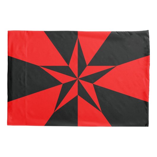 Vlag van het libertariële socialisme kussensloop (Achterkant)