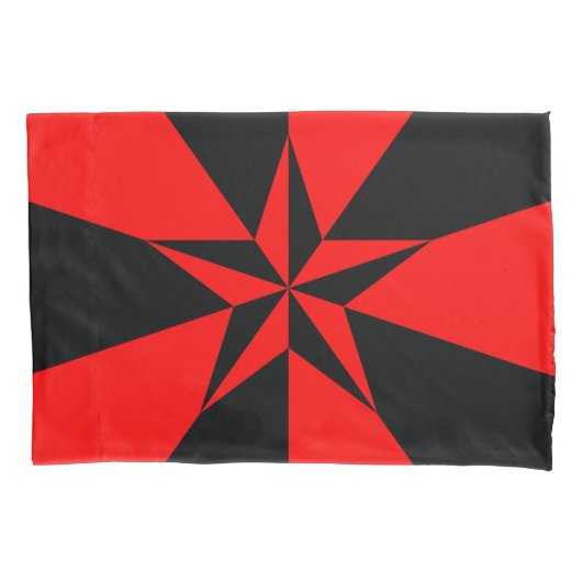 Vlag van het libertariële socialisme kussensloop (Voorkant)