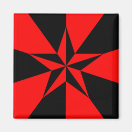 Vlag van het libertariële socialisme magneet