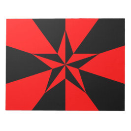 Vlag van het libertariële socialisme notitieblok