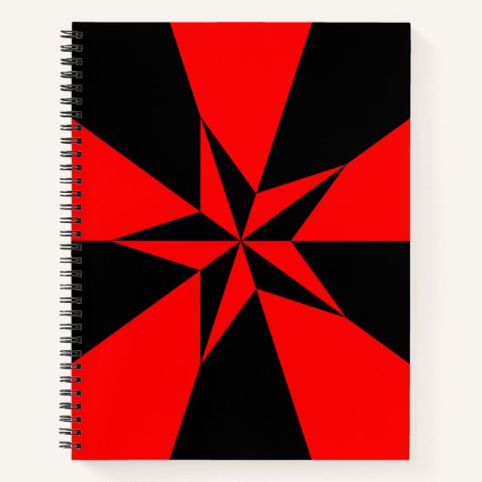 Vlag van het libertariële socialisme notitieboek (Voorkant)