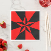 Vlag van het libertariële socialisme servet (Insitu)