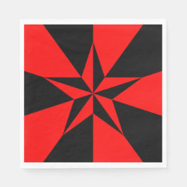 Vlag van het libertariële socialisme servet