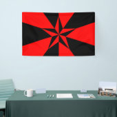 Vlag van het libertariële socialisme spandoek (Beurs)