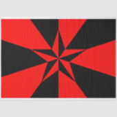 Vlag van het libertariële socialisme tissuepapier (Voorkant)