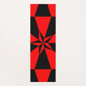 Vlag van het libertariële socialisme yogamat (Voorkant)