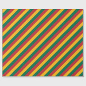 Vlag van het Litouwse geïnspireerde patroon van ge Cadeaupapier (Vlak)